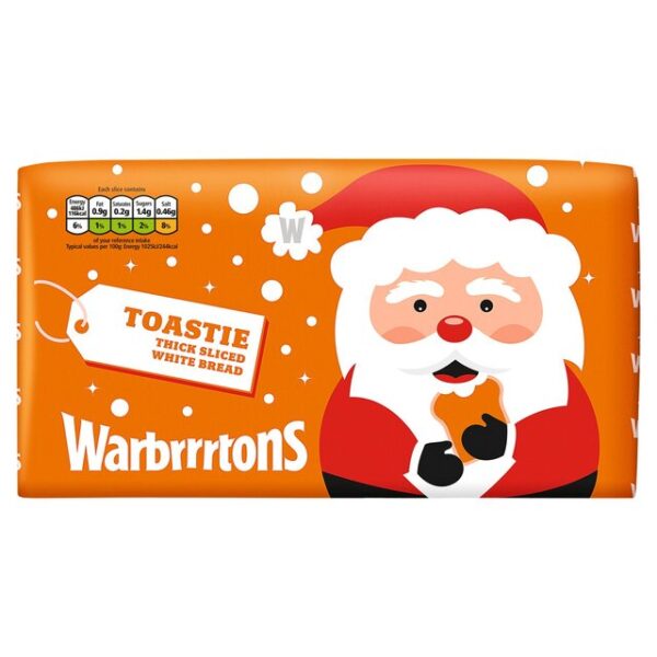 Warburtons Soft Thick White Toastie 800g +2days