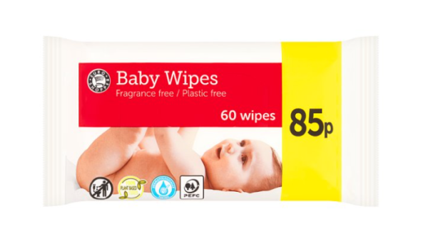 Euro Shopper 60 Baby Wipes